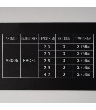 LANSETA PROFL LEGEND CARP 3.93m-3.75lbs