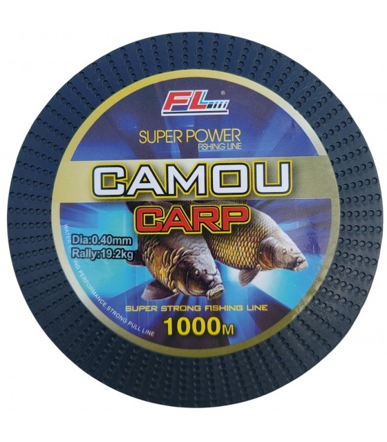 MONOFILAMENT CAMOU CARP 1000M