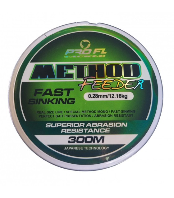 MONOFILAMENT METHOD FEEDER VERDE 300M