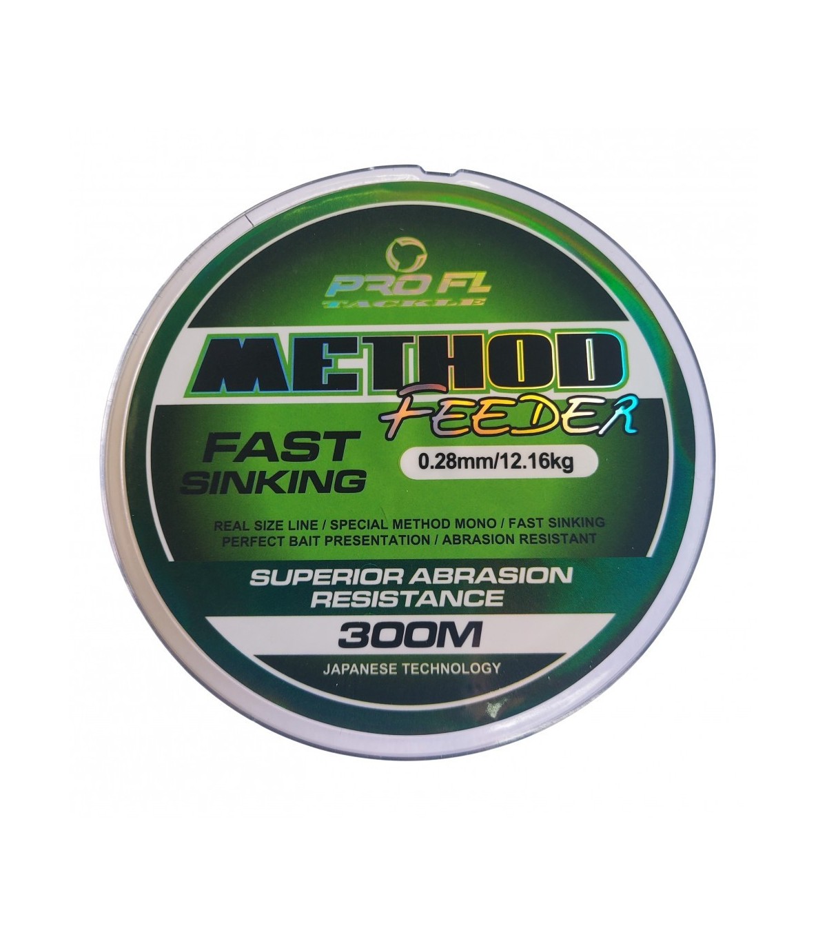 MONOFILAMENT METHOD FEEDER VERDE 300M