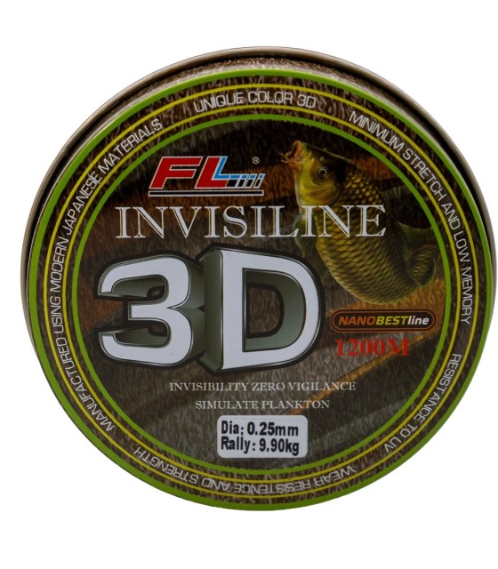 MONOFILAMENT INVISILINE 3D 1200M