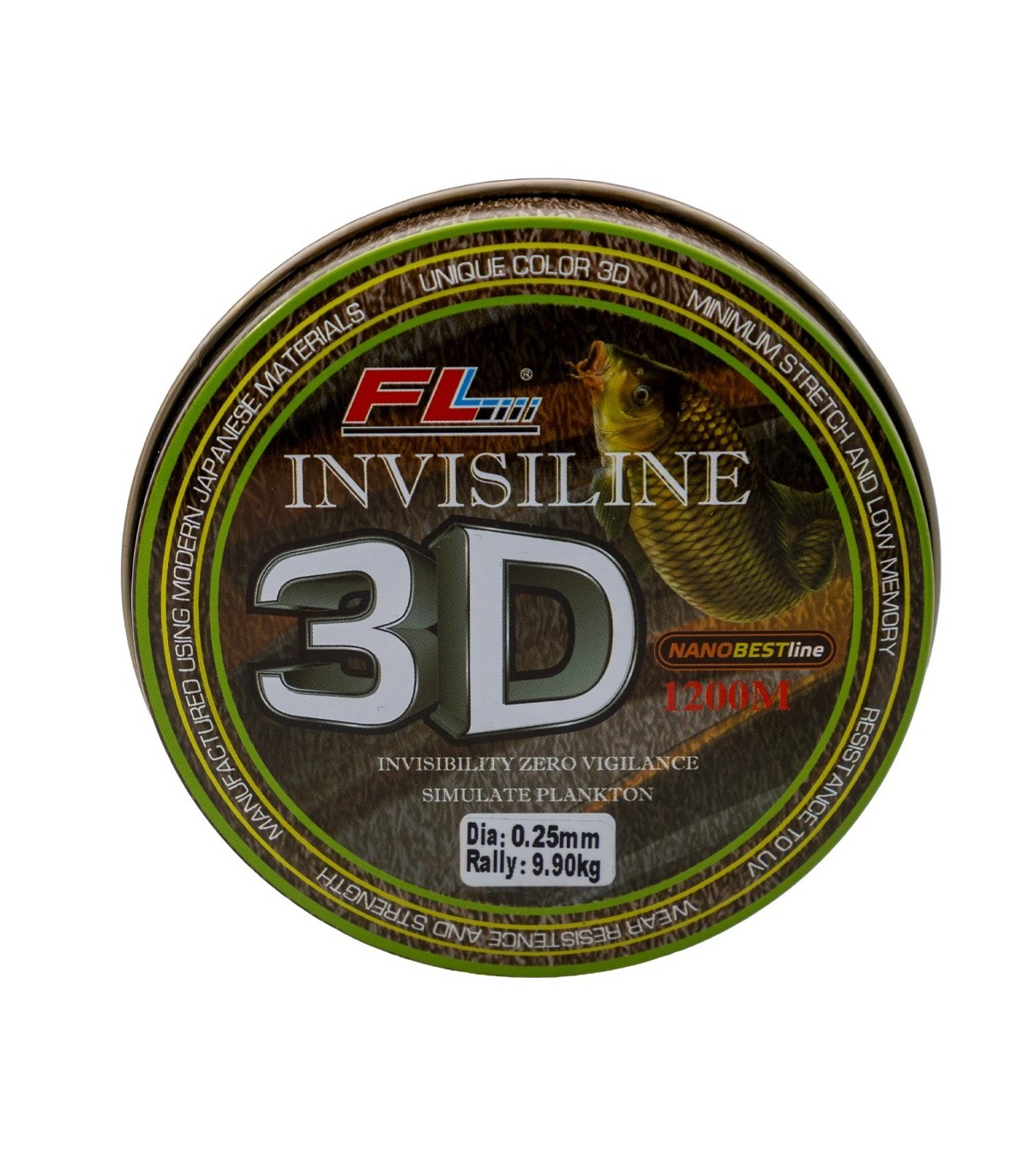 MONOFILAMENT INVISILINE 3D 1200M
