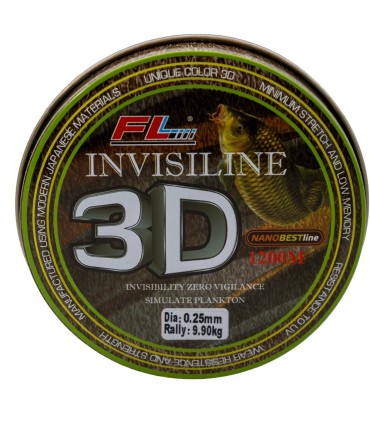 MONOFILAMENT INVISILINE 3D 1200M