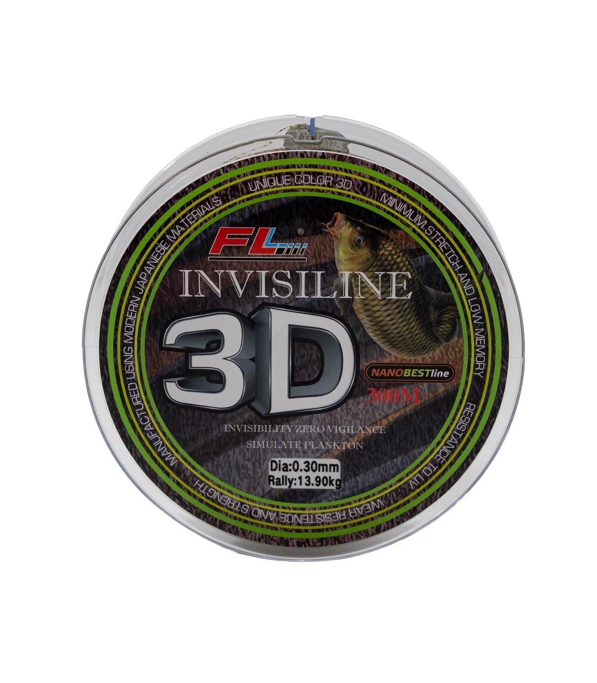 MONOFILAMENT INVISILINE 3D 300M