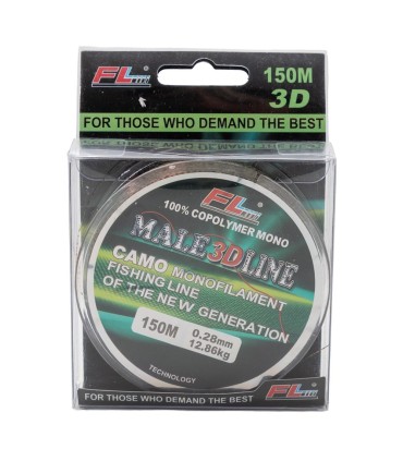 MONOFILAMENT MALE 3D LINE 150M