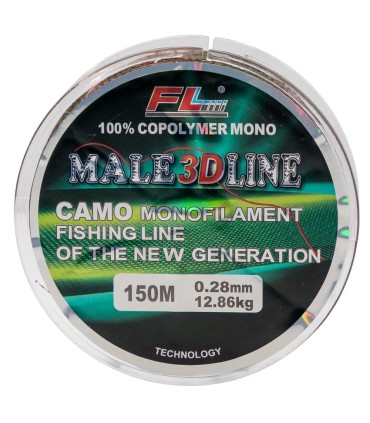 MONOFILAMENT MALE 3D LINE 150M