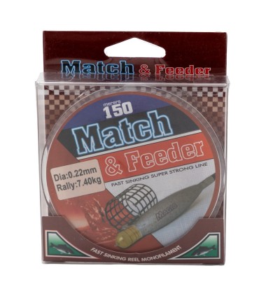 MONOFILAMENT MATCH & FEEDER 150M