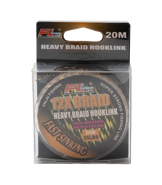 FIR TEXTIL HEAVY BRAID HOOKLINE MARO PE12X 20M