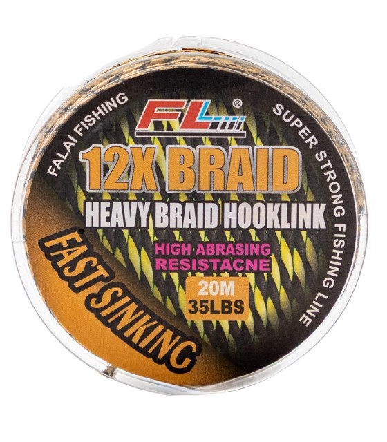 FIR TEXTIL HEAVY BRAID HOOKLINE MARO PE12X 20M
