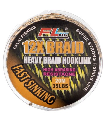 FIR TEXTIL HEAVY BRAID HOOKLINE MARO PE12X 20M