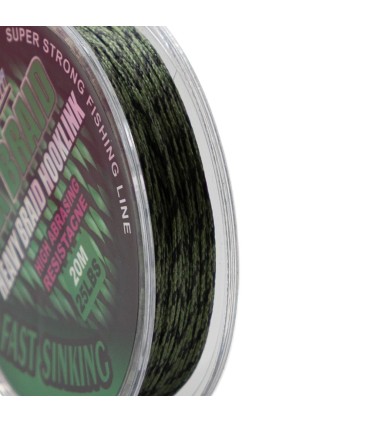 FIR TEXTIL HEAVY BRAID HOOKLINE VERDE PE12X 20M