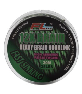 FIR TEXTIL HEAVY BRAID HOOKLINE VERDE PE12X 20M