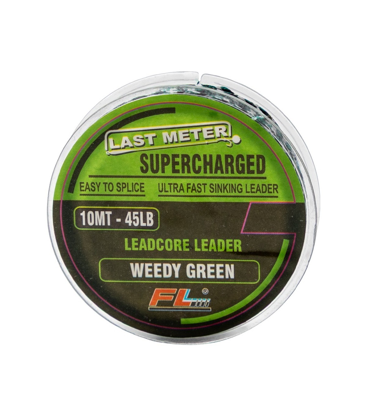 LEADCORE SUPER CHARGED WEEDY GREEN 10M