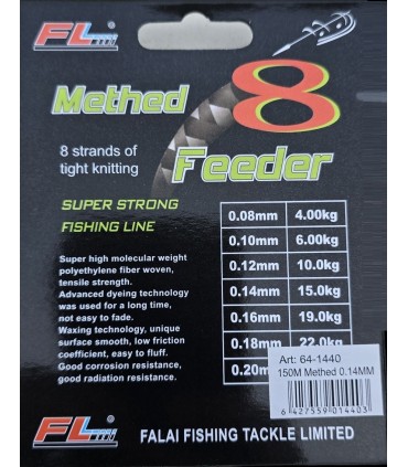 FIR TEXTIL METHOD FEEDER PE8X 150M