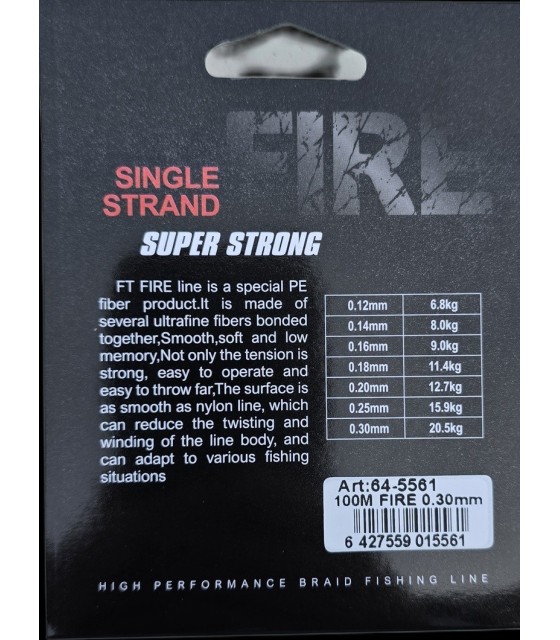 FIR TEXTIL FIRE SUPER STRONG 100M