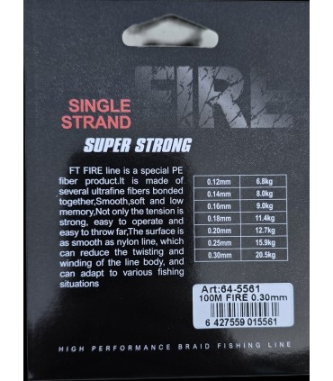 FIR TEXTIL FIRE SUPER STRONG 100M