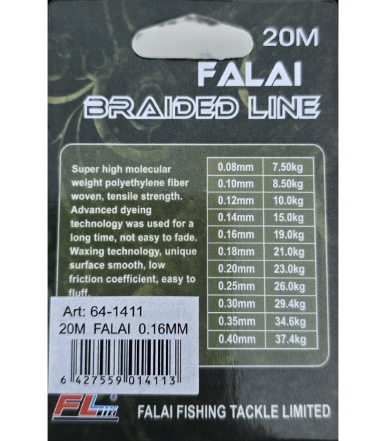 FIR TEXTIL FALAI PE8X 20M