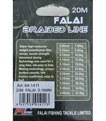 FIR TEXTIL FALAI PE8X 20M