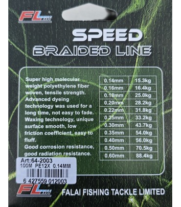 FIR TEXTIL SPEED PE12X 100M