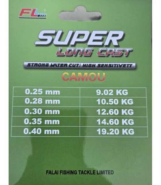 MONOFILAMENT SUPER LONG CAST 300M