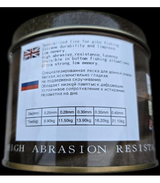 MONOFILAMENT INVISILINE 3D 1200M