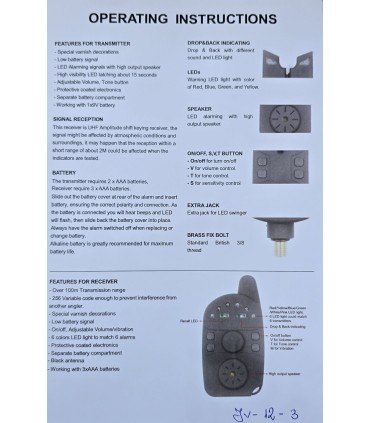 SET AVERTIZORI CU STATIE FL JY-12-3