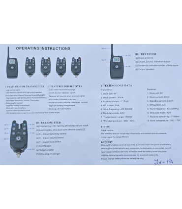 SET AVERTIZORI CU STATIE FL JY-19-SW