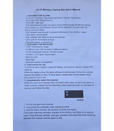 SET AVERTIZORI CU STATIE FL JY-27BB