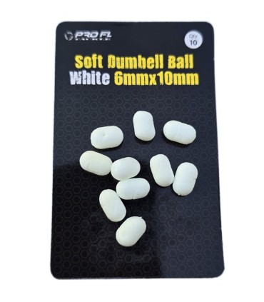 SOFT DUMBELL BALL PROFL WHITE