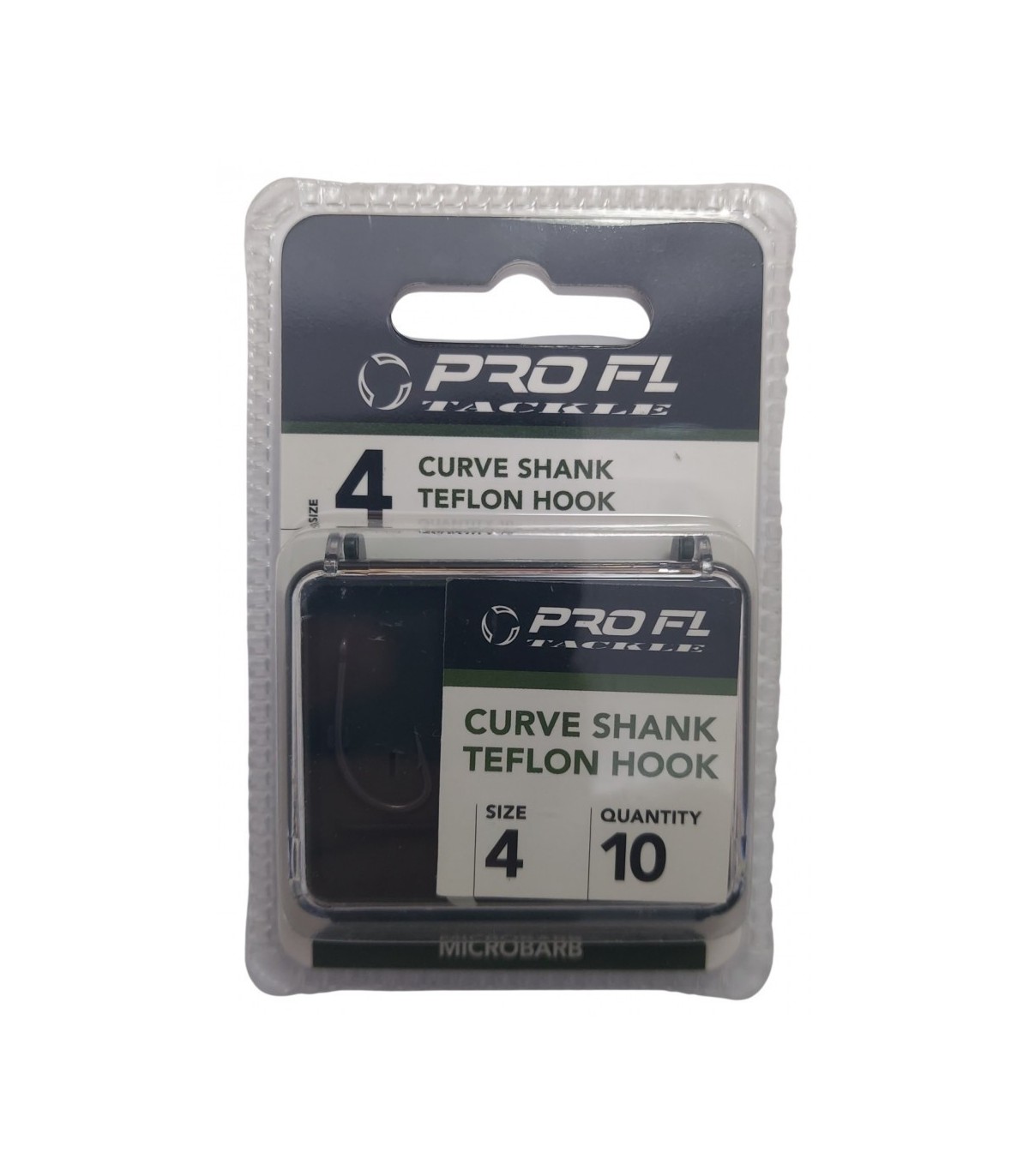 CARLIGE CURVE SHANK TEFLON  MICROBARB PROFL