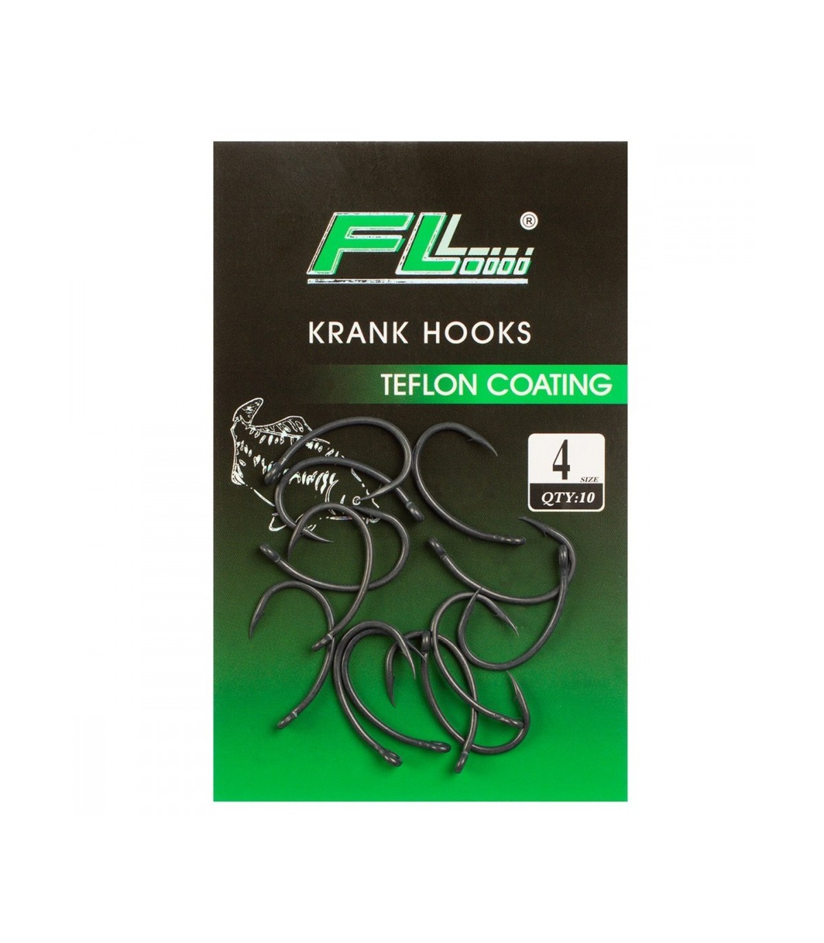 CARLIGE CRAP KRANK HOOKS TEFLON FL