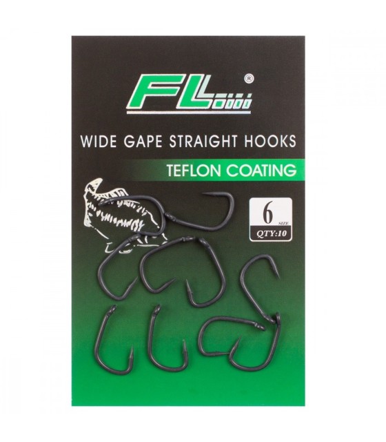 CARLIGE CRAP WIDE GAPE HOOKS TEFLON PROFL