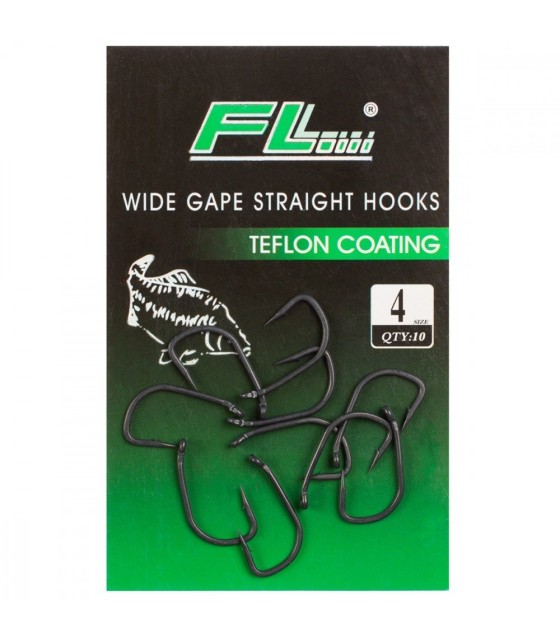 CARLIGE CRAP WIDE GAPE HOOKS TEFLON PROFL