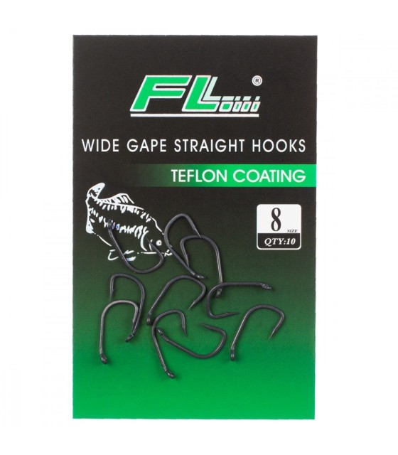 CARLIGE CRAP WIDE GAPE HOOKS TEFLON PROFL