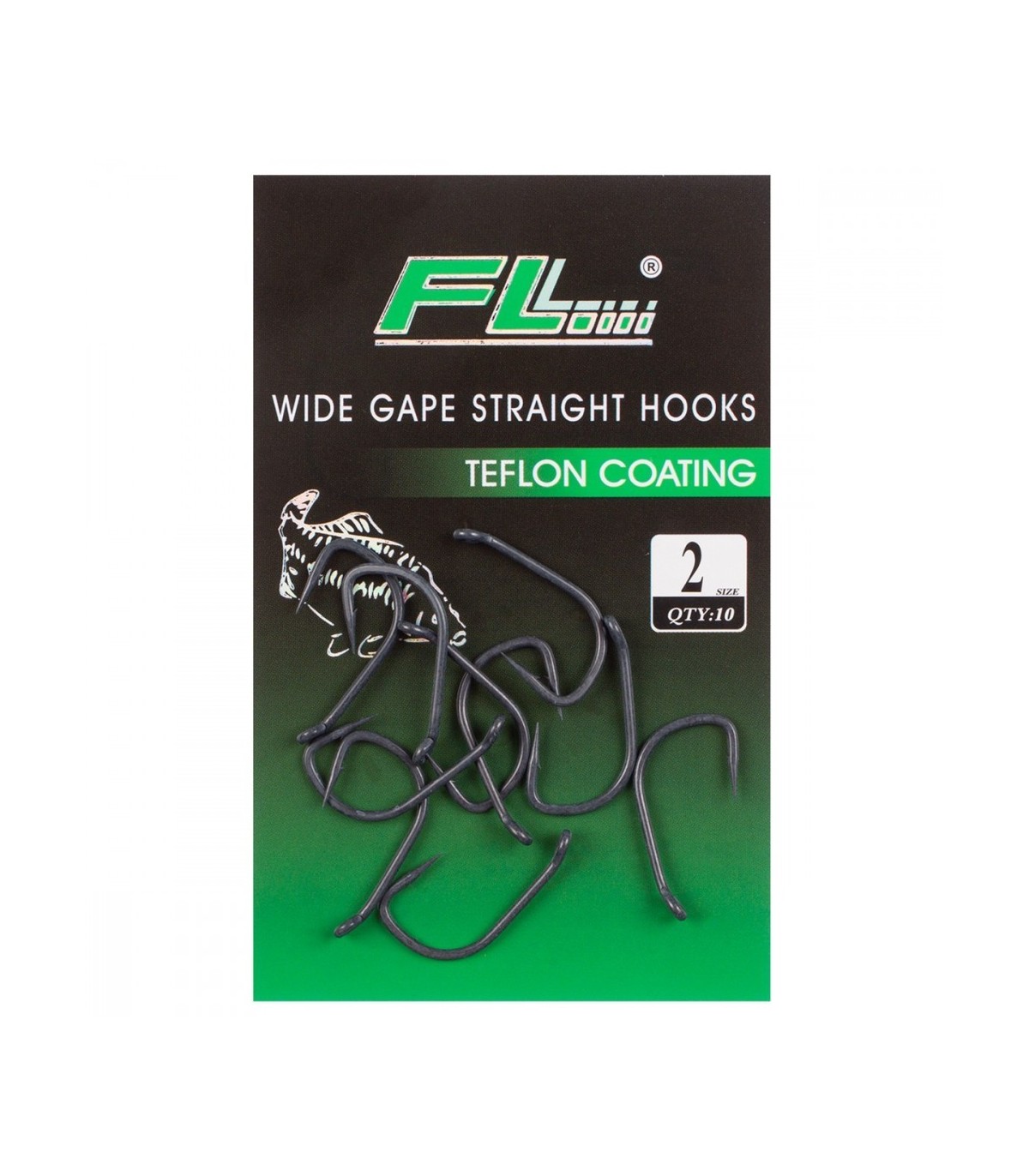 CARLIGE CRAP WIDE GAPE HOOKS TEFLON PROFL