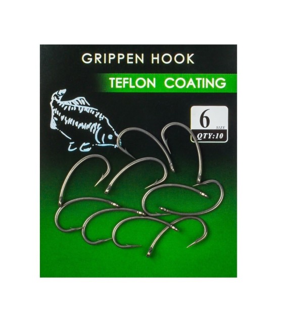 CARLIGE GRIPPEN HOOKS TEFLON FL