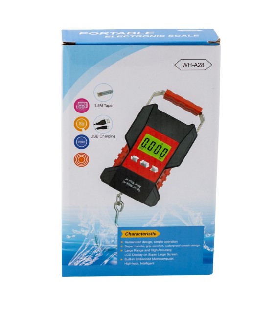 CANTAR DIGITAL PORTABIL CU BANDA METRICA 50kg WH-A28