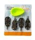 SET MOMITOARE FL METHOD FEEDER FLAT INLINE 4+1(20g,30g,40g,50g) + MATRITA