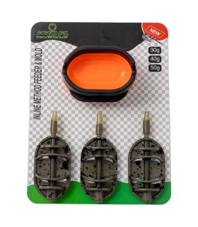 SET MOMITOARE FL METHOD FEEDER INLINE 3+1(30g,40g,50g) +MATRITA - 93811