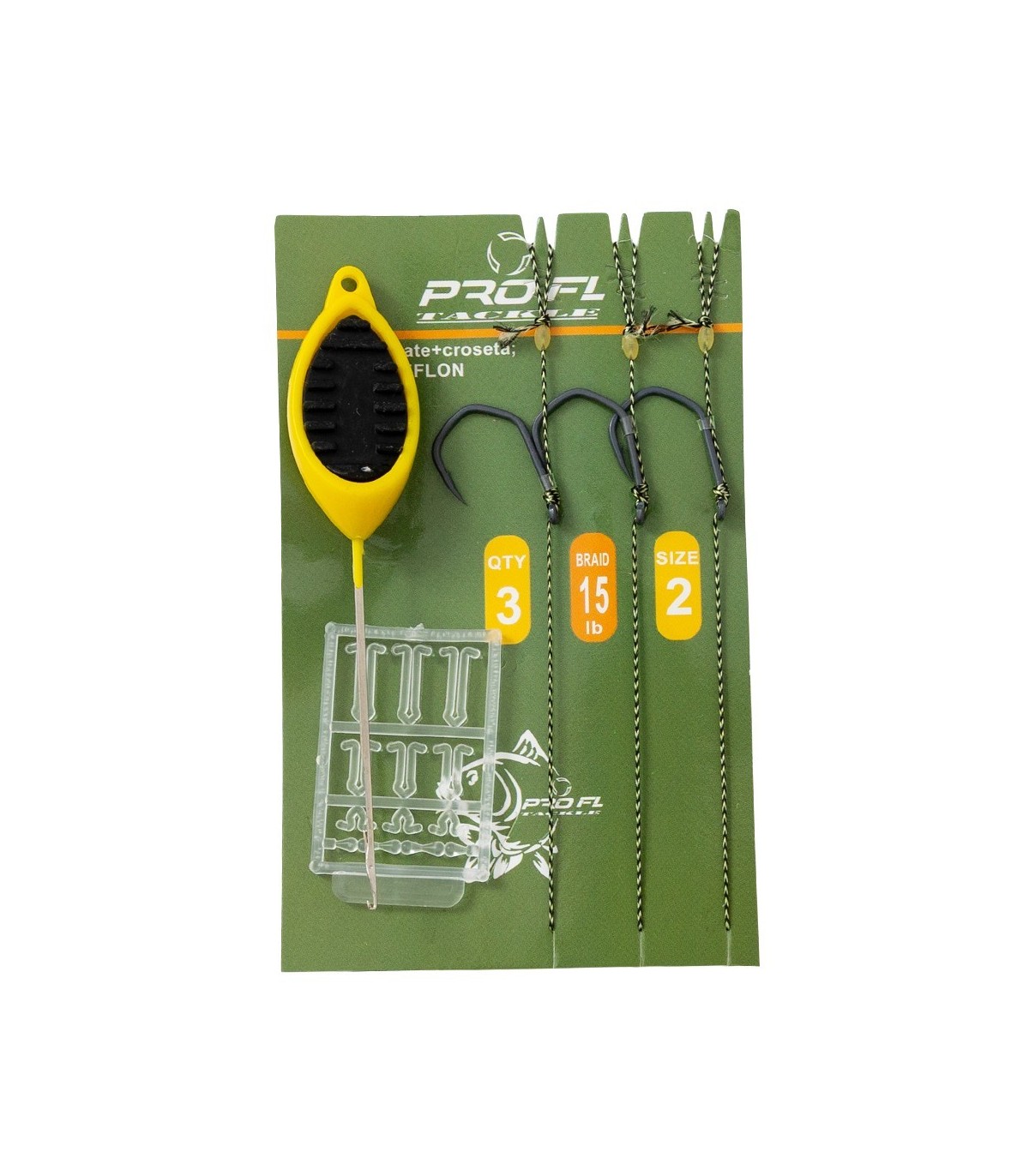 SET TREI CARLIGE LEGATE- V-CURVE TEFLON + CROSETA PROFL