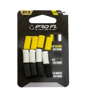 SPUMA-ZIG FOAM PROFL GALBEN /NEGRU/ ALB