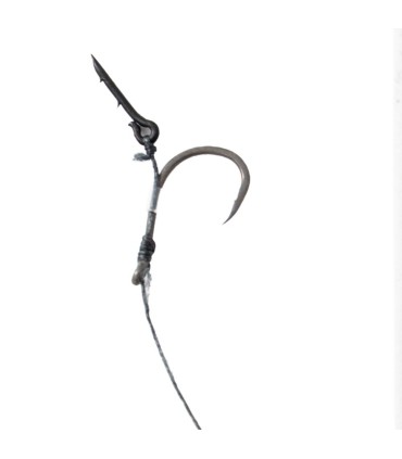 SET 8 CARLIGE LEGATE ROUND FEEDER BARBED HOOK WITH NEEDLE