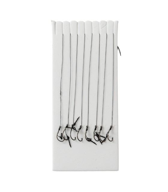 SET 8 CARLIGE LEGATE ROUND FEEDER BARBED HOOK WITH NEEDLE