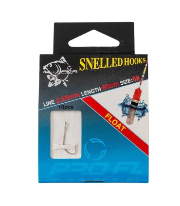 SET 10 CARLIGE LEGATE SNELL HOOKS PENTRU PESCUIT LA PLUTA