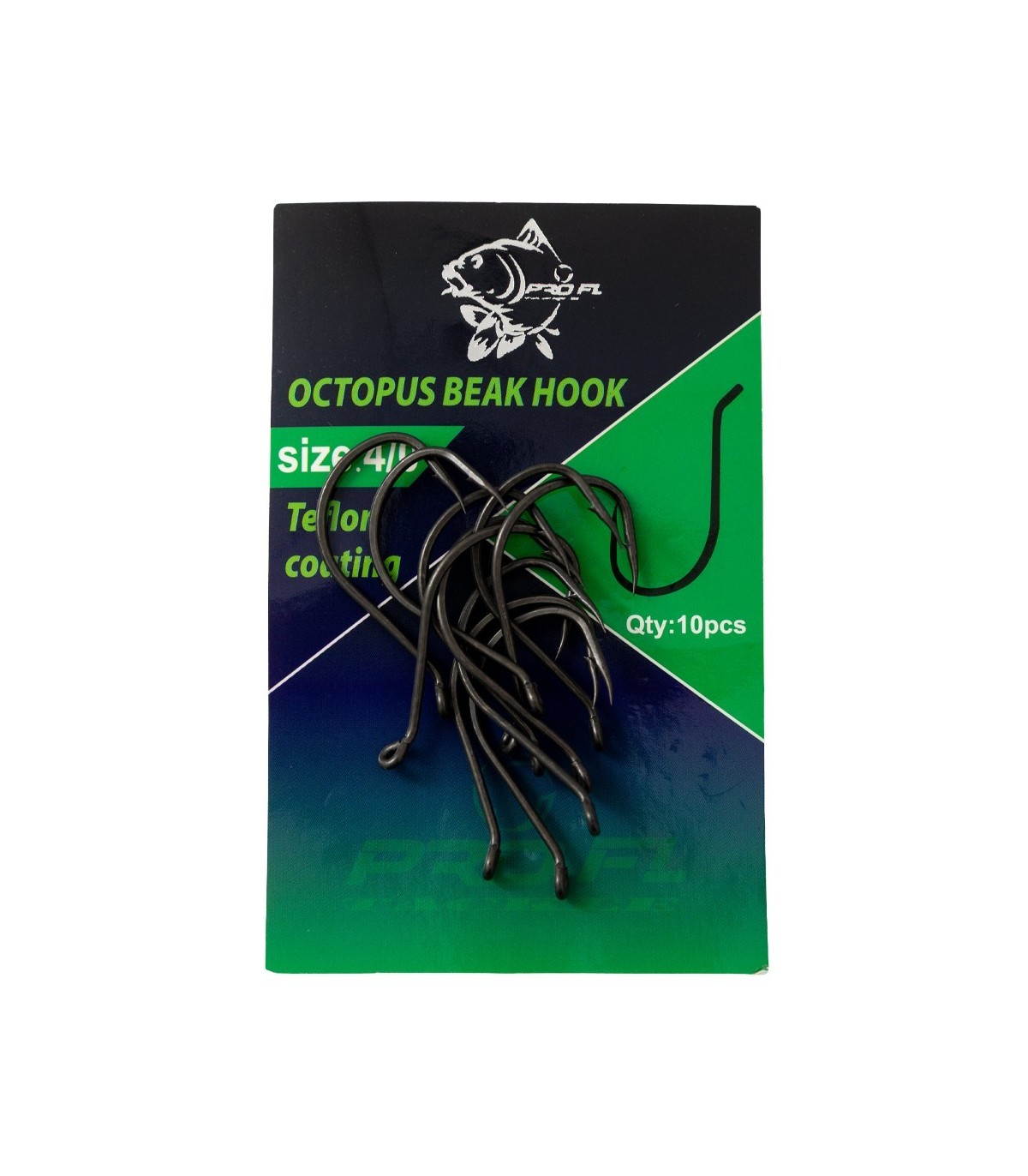 CARLIGE TEFLONATE PROFL OCTOPUS BEAK HOOK