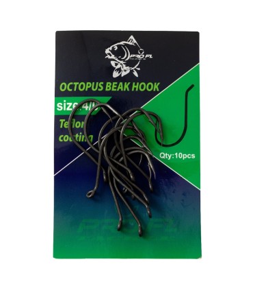CARLIGE TEFLONATE PROFL OCTOPUS BEAK HOOK