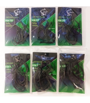 CARLIGE TEFLONATE PROFL CAT FISH HOOKS