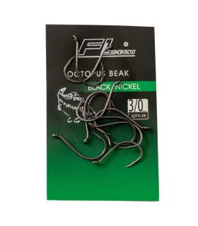 CARLIGE BLACK NICKEL FL OCTOPUS BEAK HOOK