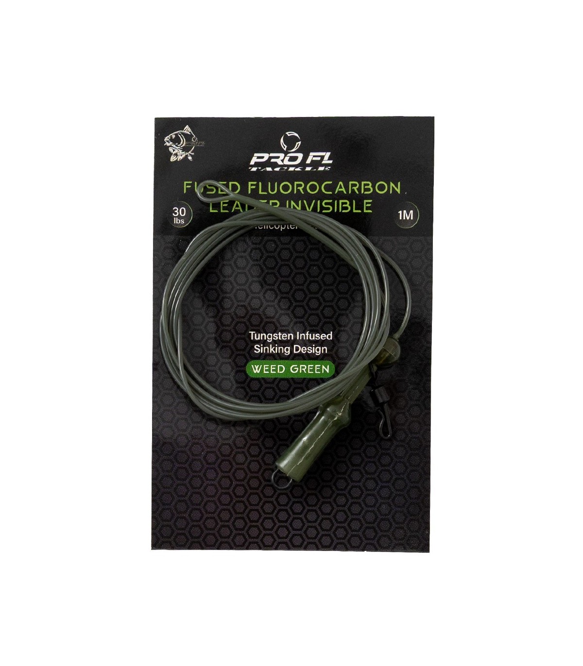 LEADER FLUOROCARBON INVIZIBIL PROFL PENTRU MONTURĂ HELICOPTER – 1 M, 30 LBS