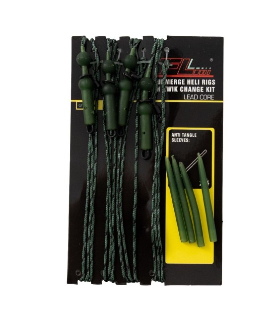 SET 4 MONTURI HELICOPTER  PE LEADCORE CU QUICK CHANGE FL